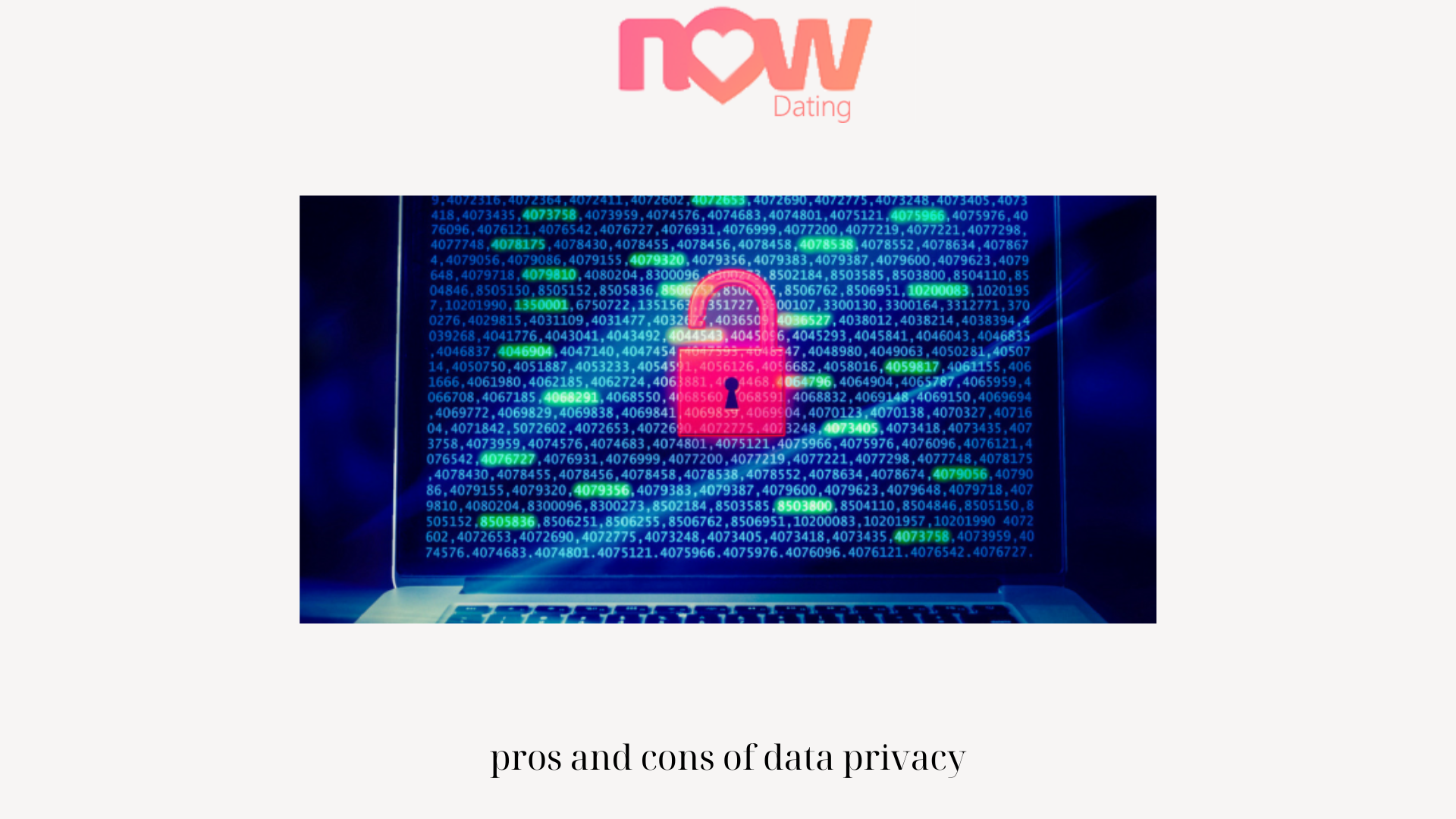 pros and cons of data privacy